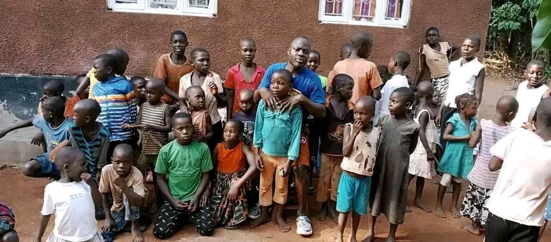 Group of children and caregivers at Starlight Orphanage